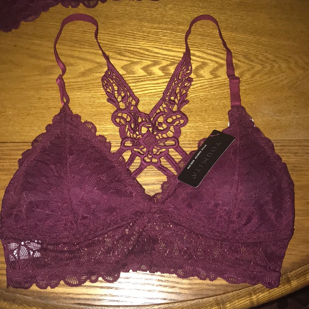 Burgundy Bralette